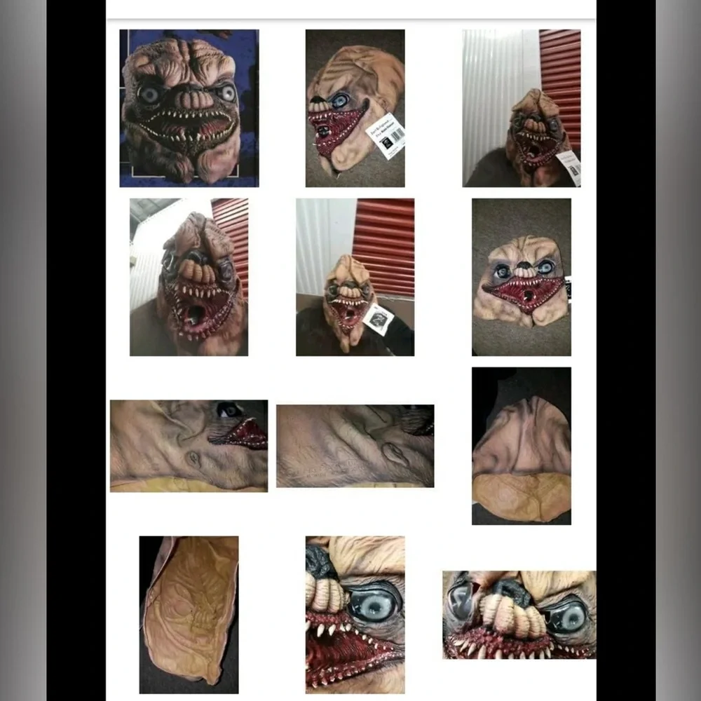 NW VINTAGE EYESORE MASK Latex Prop by MASK Illusions Rubies #67049 Monster